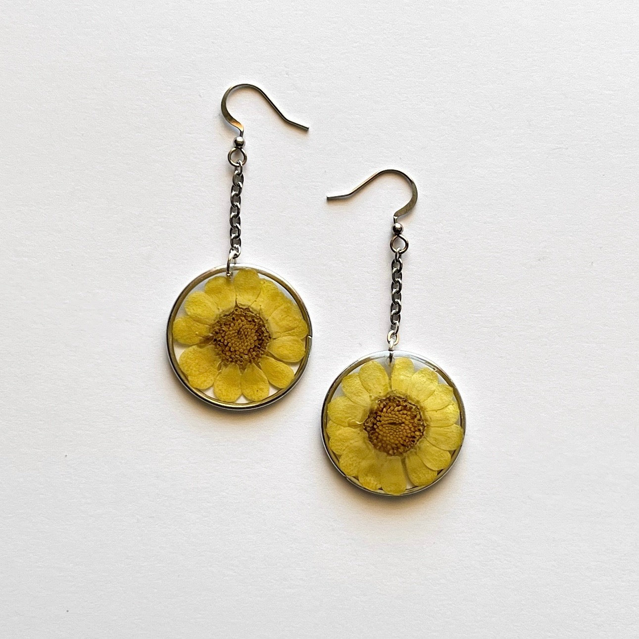 Sunflower Dangle Earrings