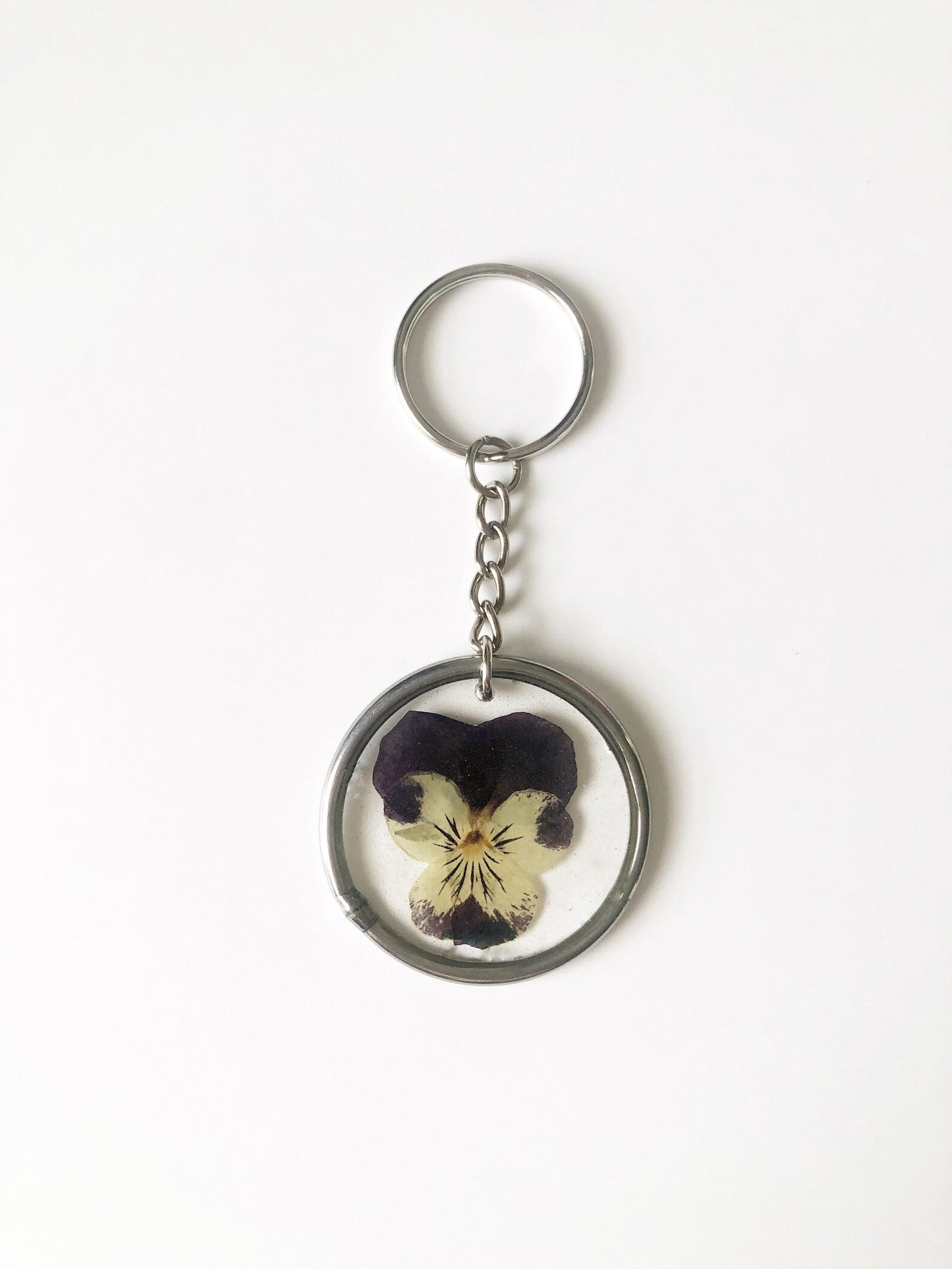 Pansy Keychain